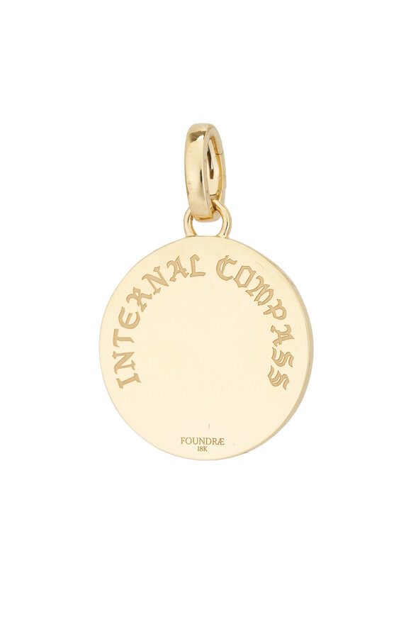 Foundrae Medium Ceramic Medallion with Annex Link - view 2