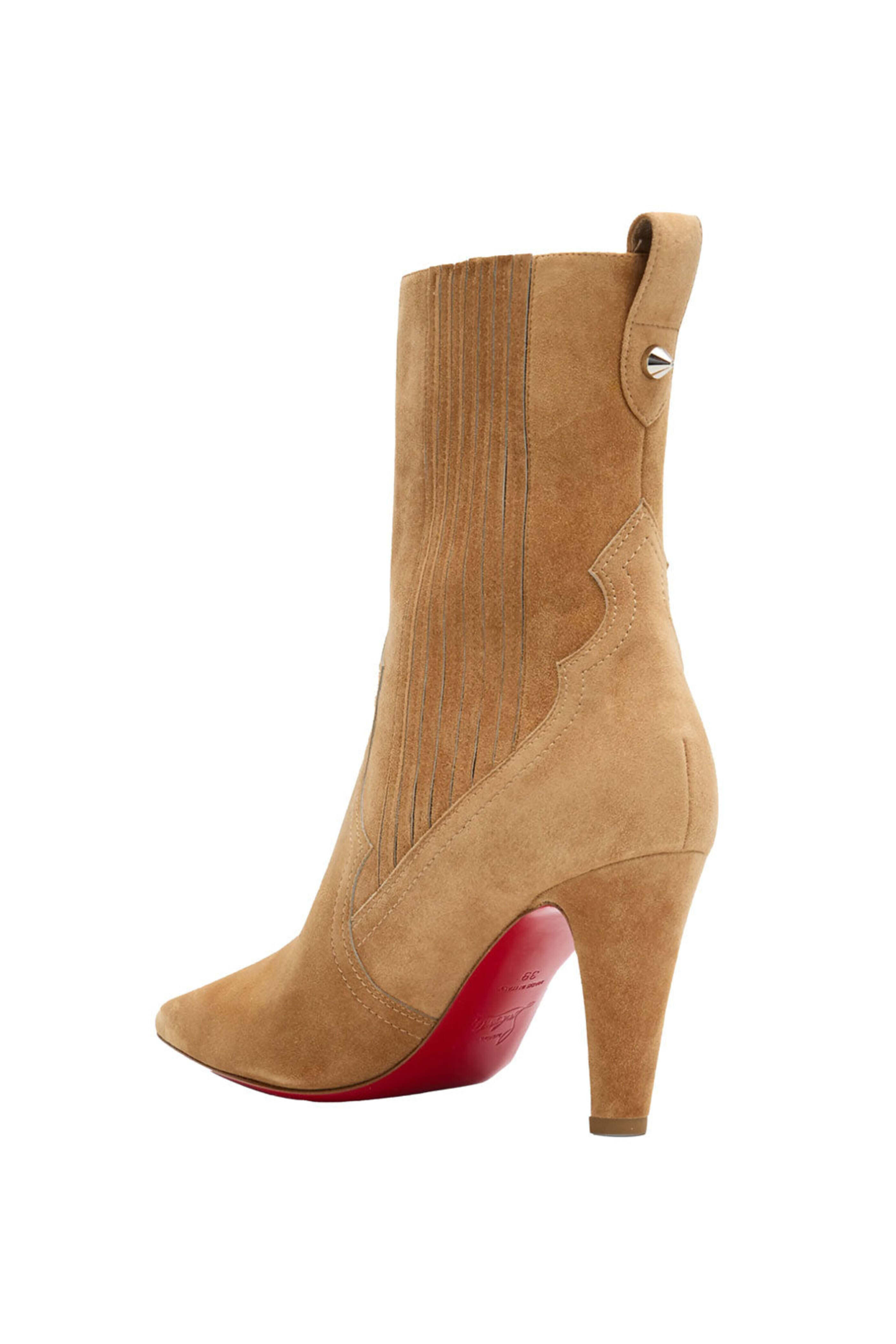 Christian Louboutin - Cheslea Santigag 85mm Bootie in Lionne