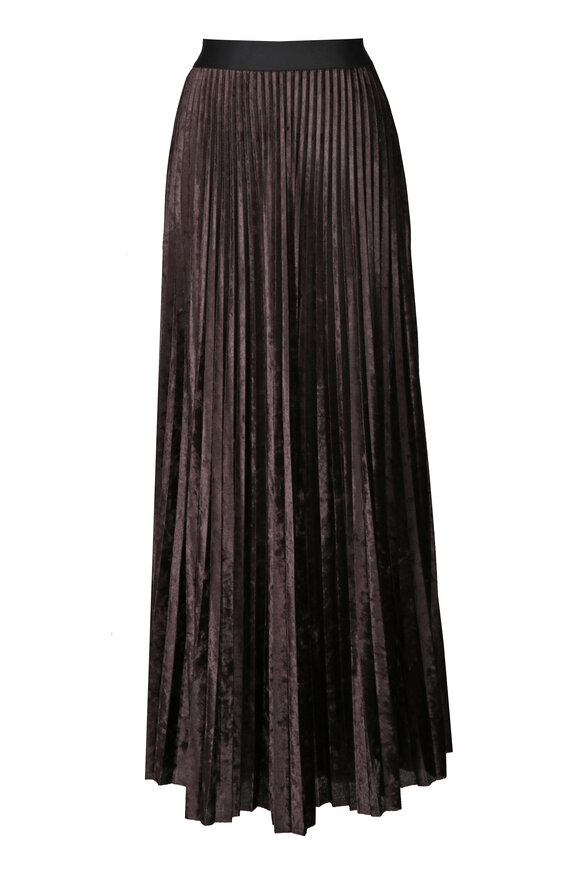 Forte Forte Fondant Flocked Tulle Plisse' Midi Skirt - view 1