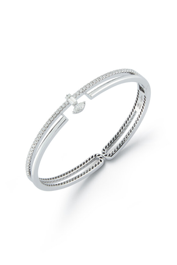 Miseno 18k White Gold Diamond Procida Bracelet