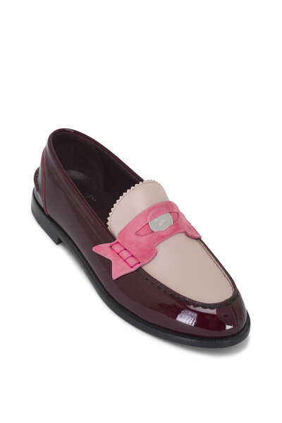 Christian Louboutin FLAT NAPPA 36 美品 Christian Louboutin - Nude Nappa Leather & Mesh Glitter