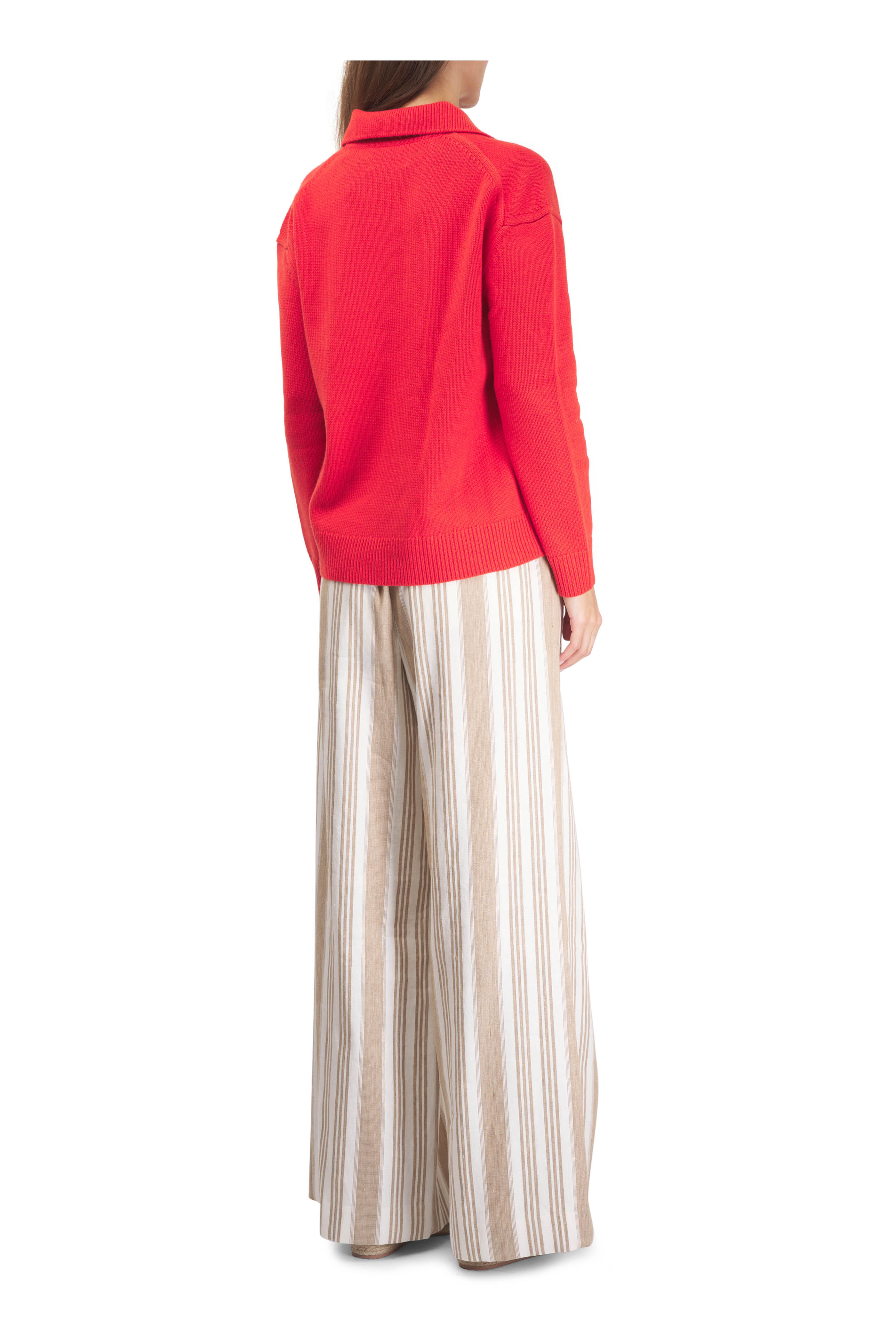 TWP - Demie Khaki & White Pant