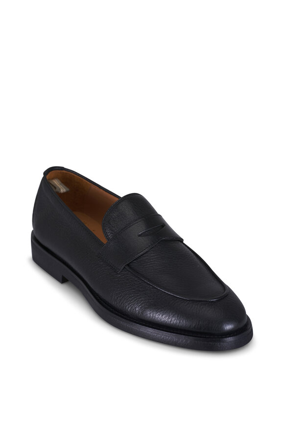 Officine Creative Opera Flexi 101 Black Penny Loafer