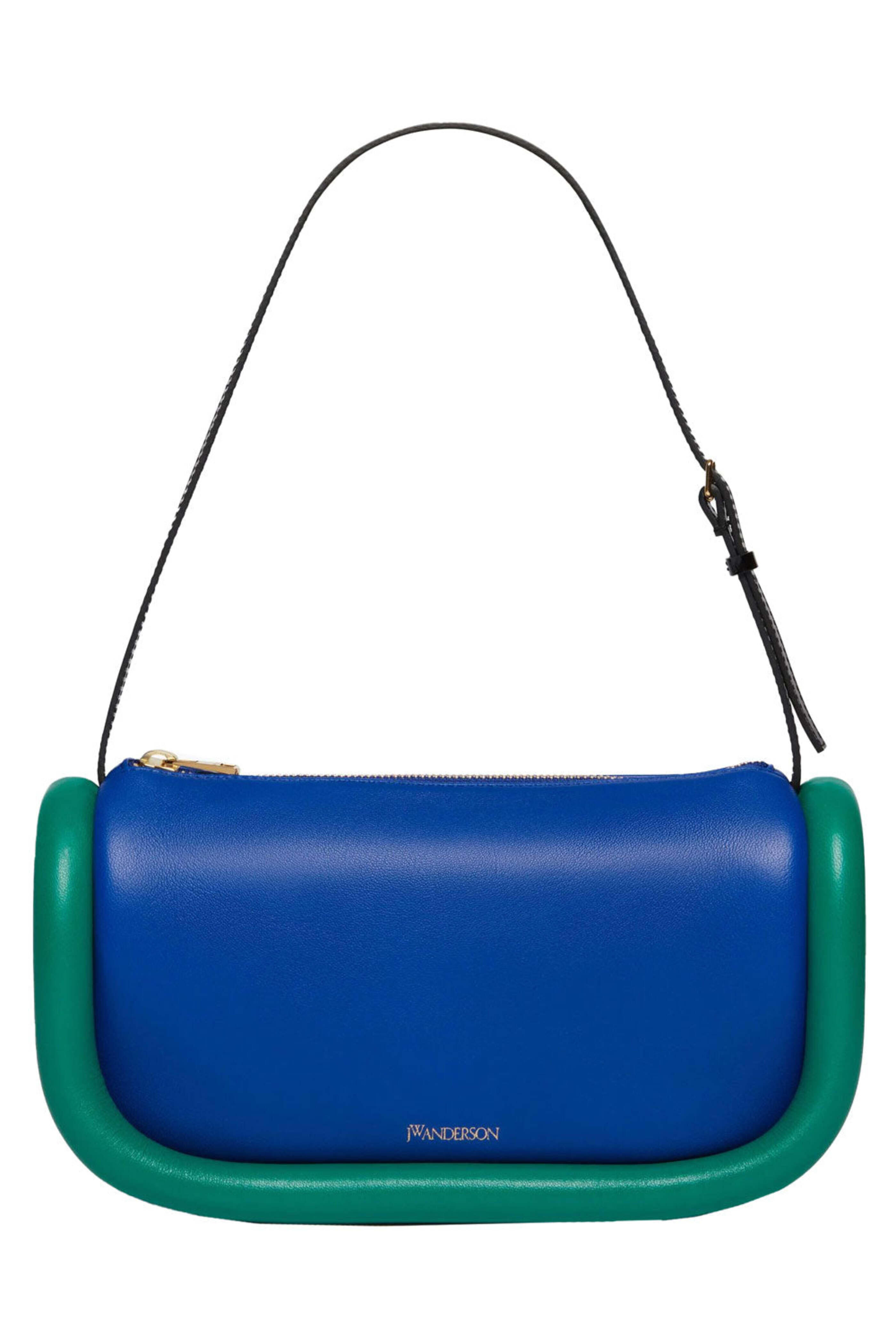Jw Anderson - The Bumper Baguette in Cobalt and Green