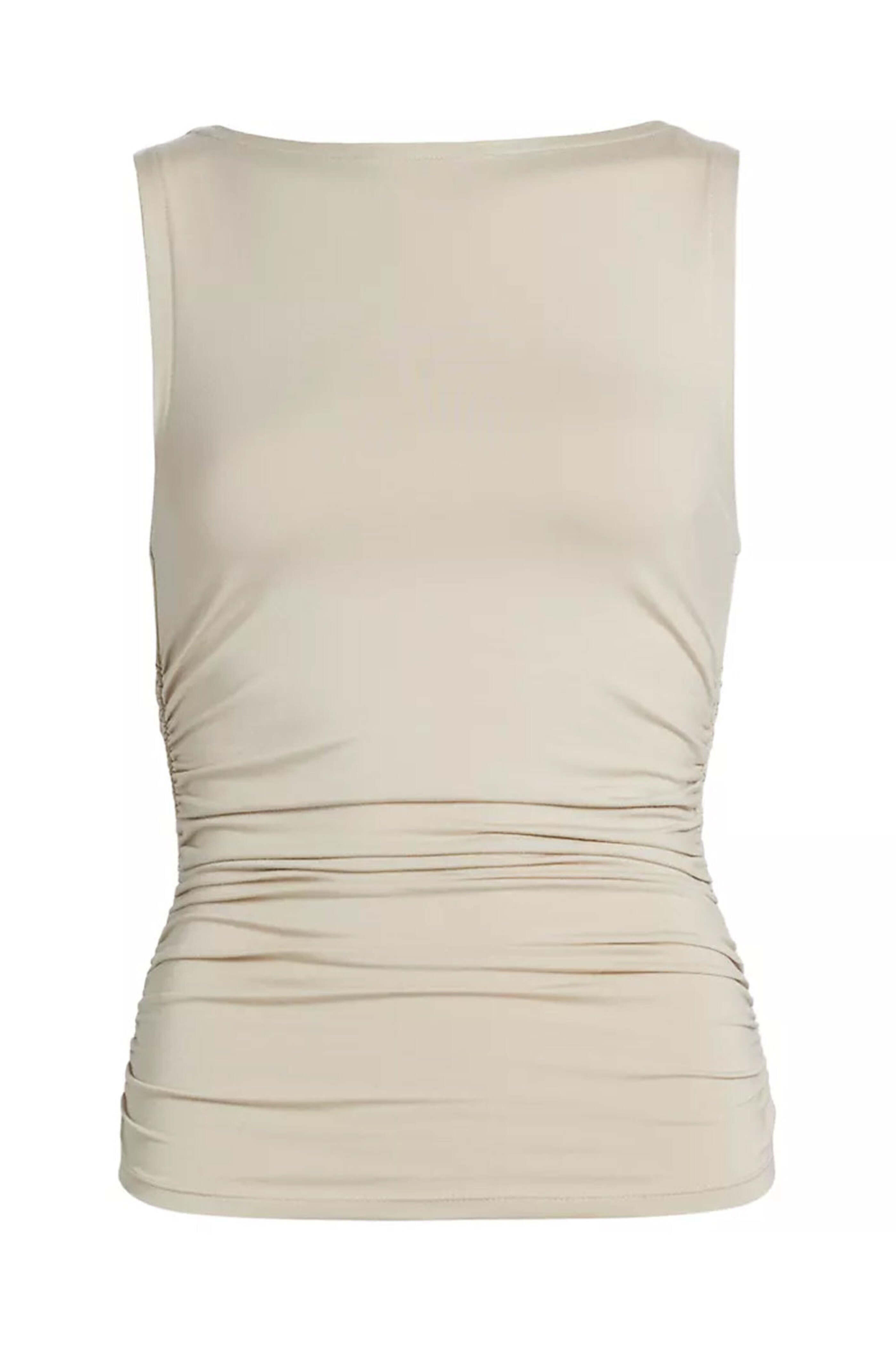 Rag & Bone - Fossil Shirred Luca Tank