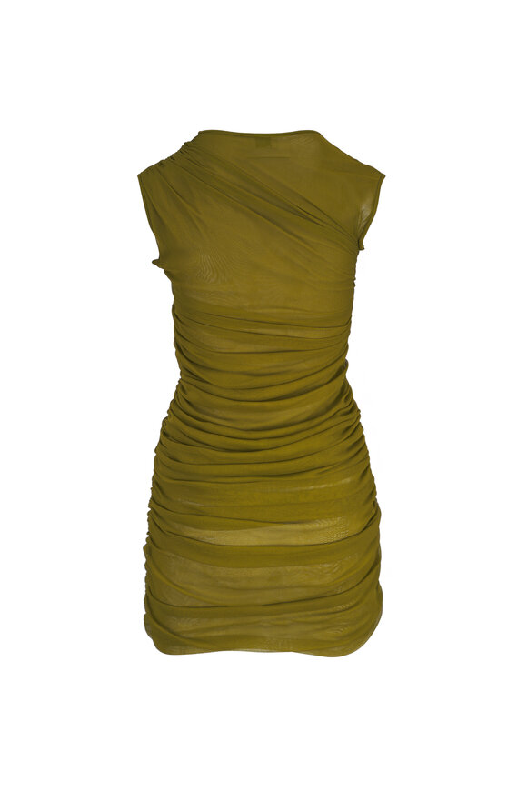 green emerald velvet dress Saint Laurent Emerald Green Velvet Silk Taffeta Ruffle Dress YSL, 1980   Basha Gold