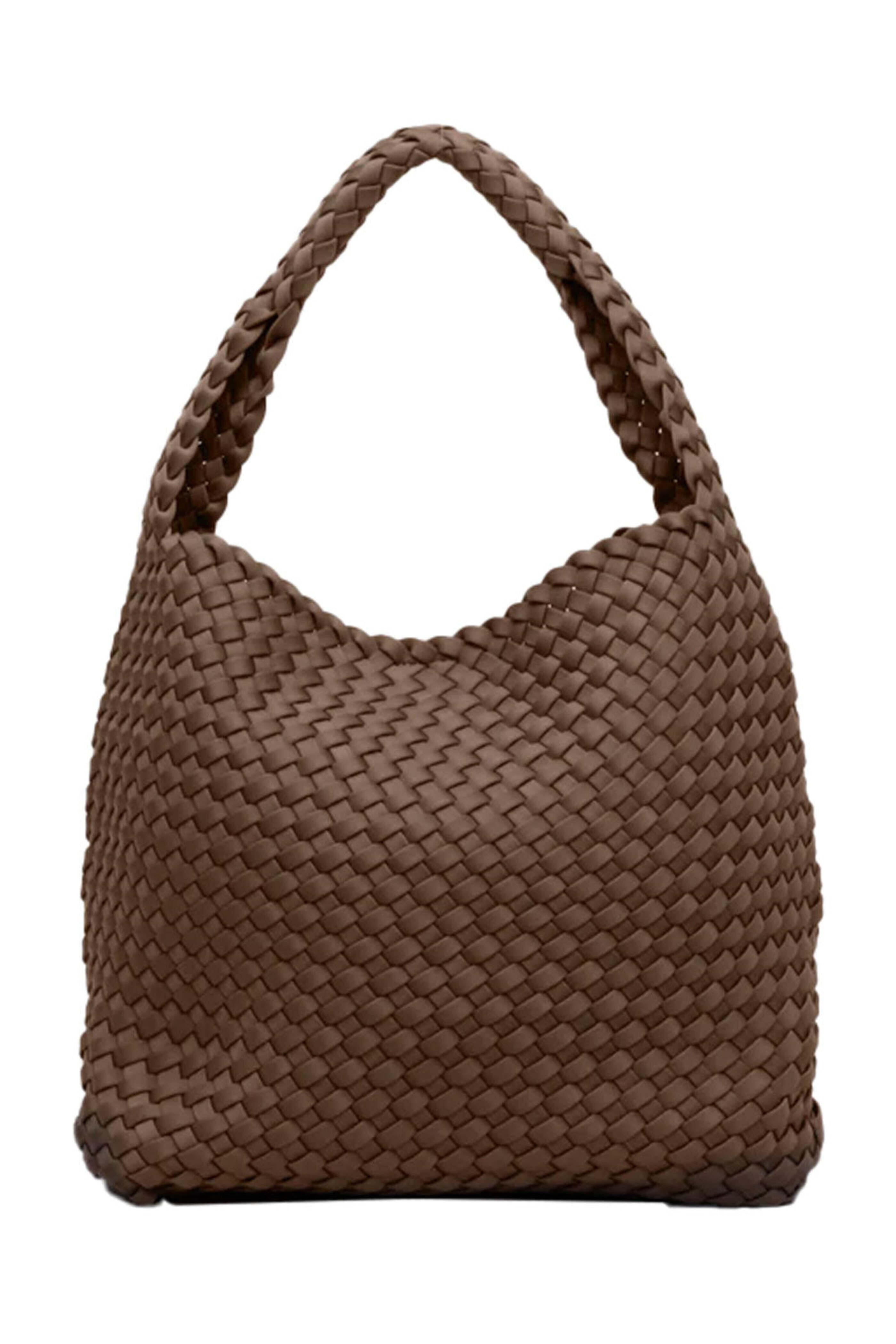 NAGHEDI / ナゲディ Nomad Small Hobo ブラウン Naghedi - Nomad Hobo Bag in Mink | Mitchell Stores
