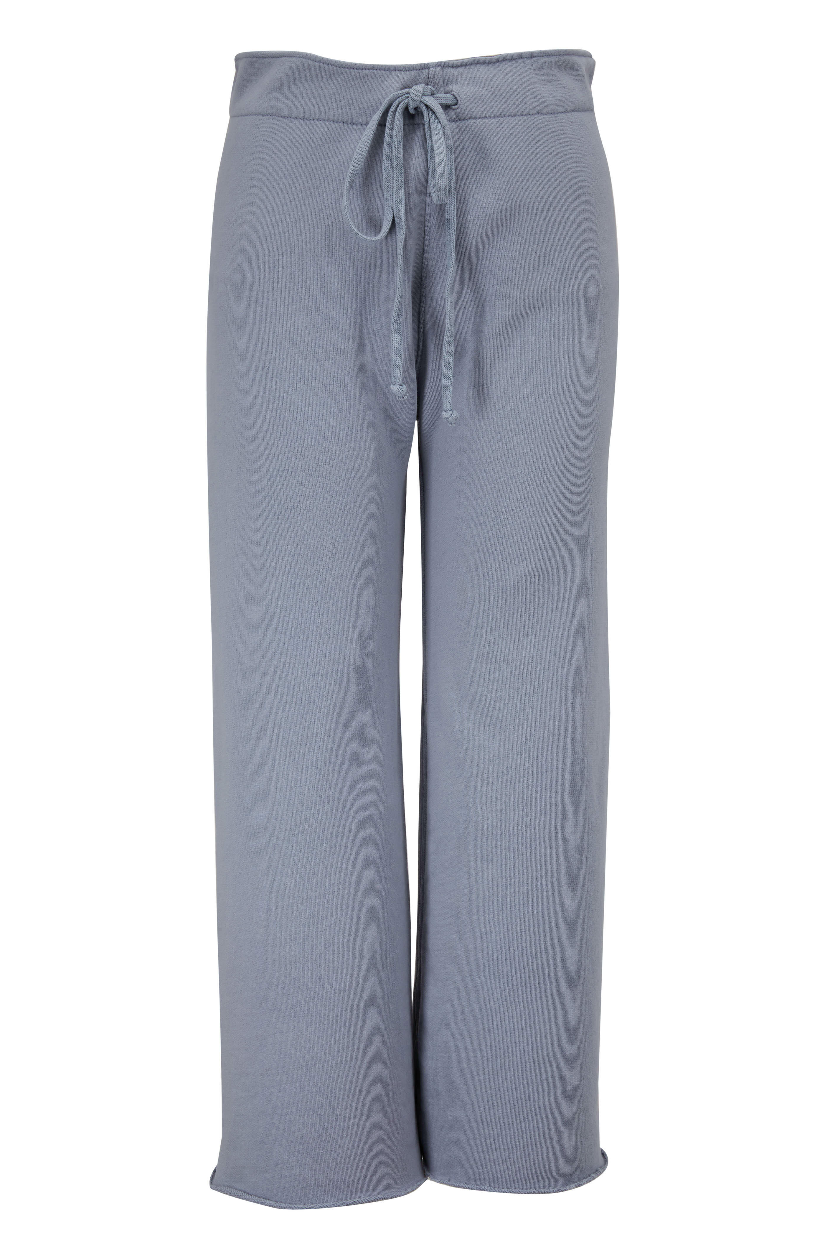 Nili Lotan - Kiki Slate Blue Cropped Sweatpant