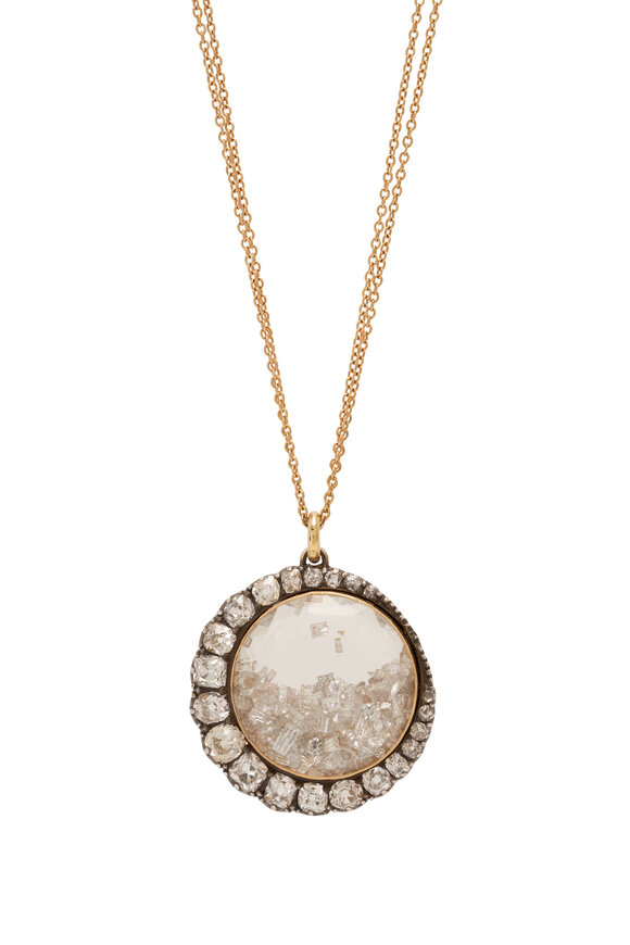 Renee Lewis - 2 Chain Cresecent Shake Necklace