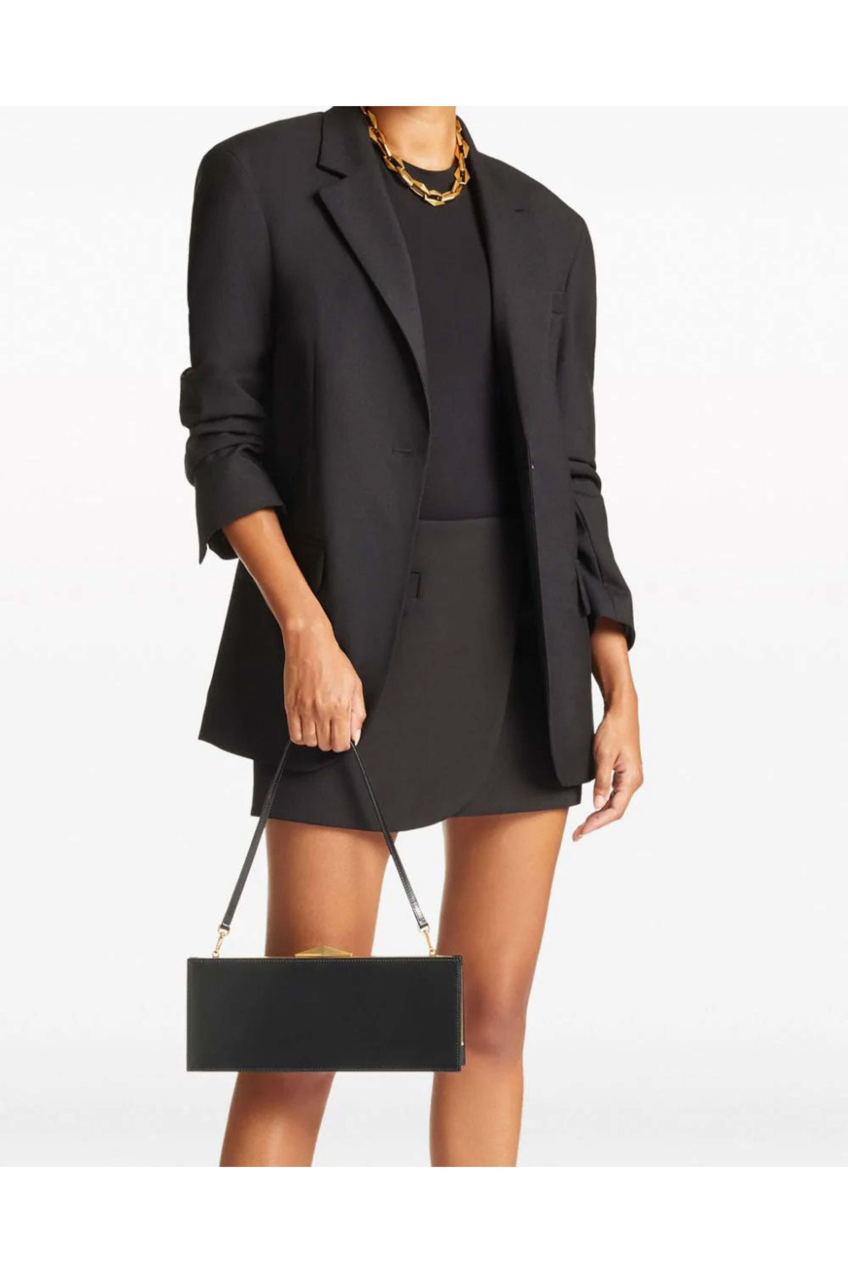 Jimmy Choo - Diamond Cocktail Clutch in Black