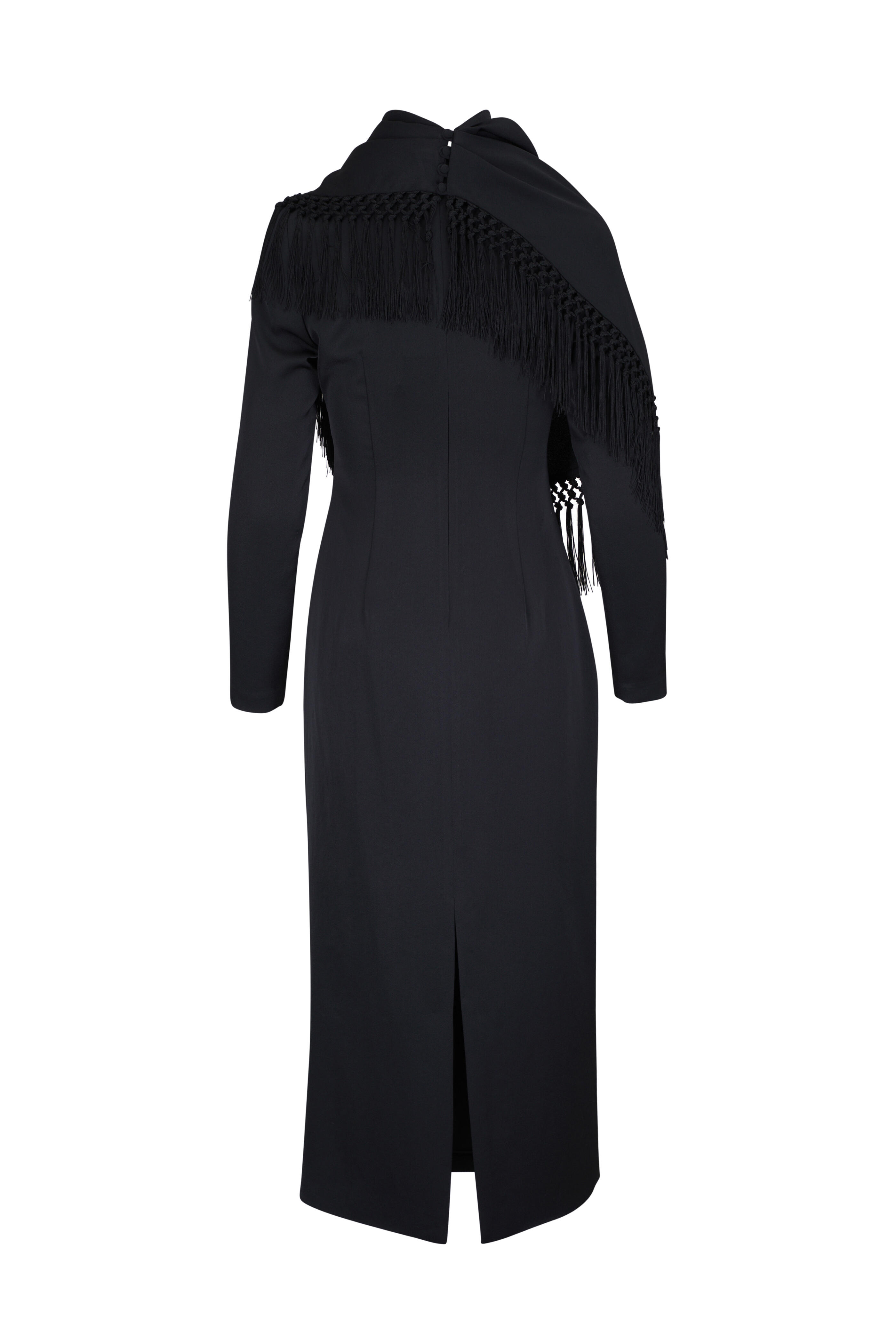 Lela Rose - Black Long Sleeve Dress
