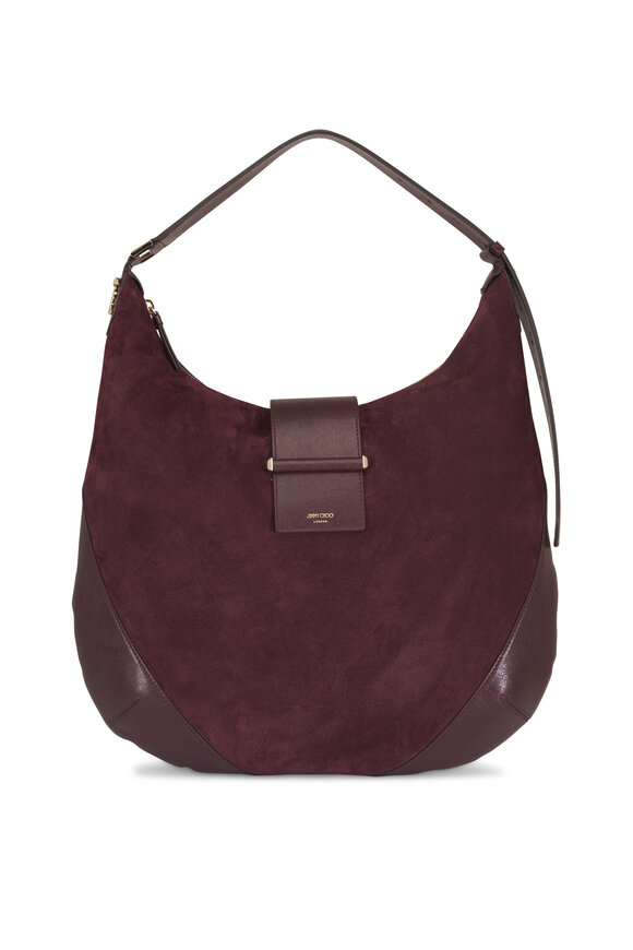 Jimmy Choo Medium Bar Suede Hobo - view 1