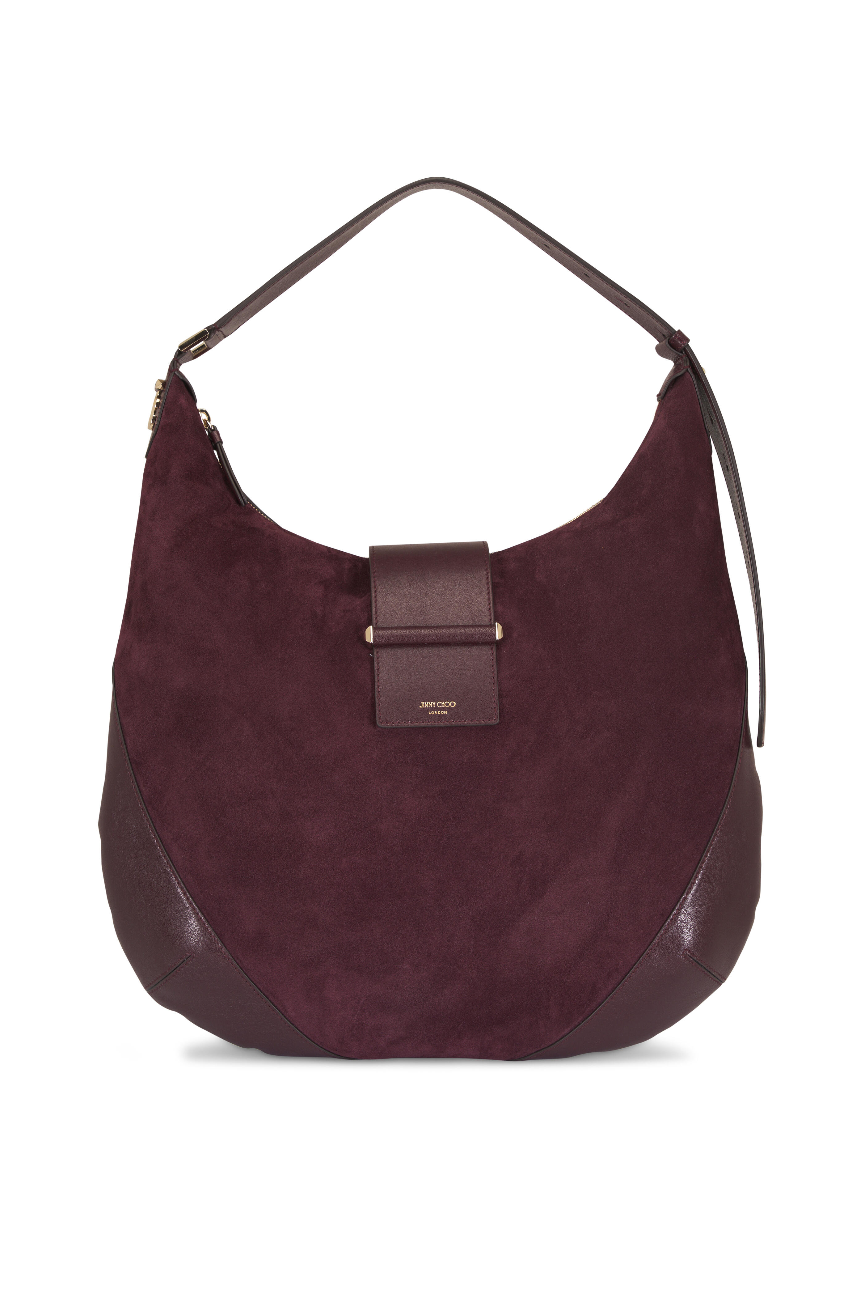 Jimmy Choo - Medium Bar Suede Hobo - view 1