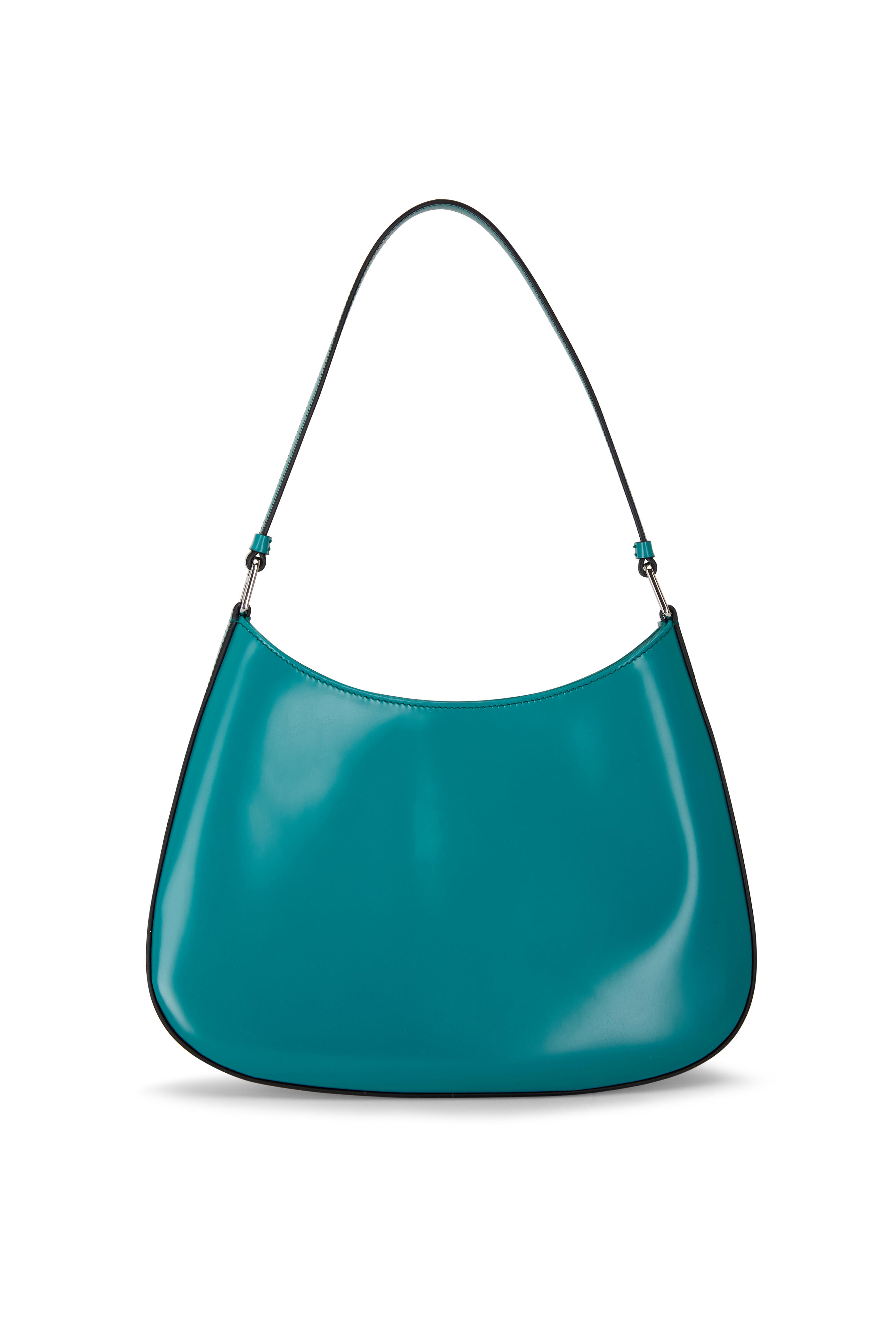 Prada - Cleo Bright Blue Smooth Leather Shoulder Bag