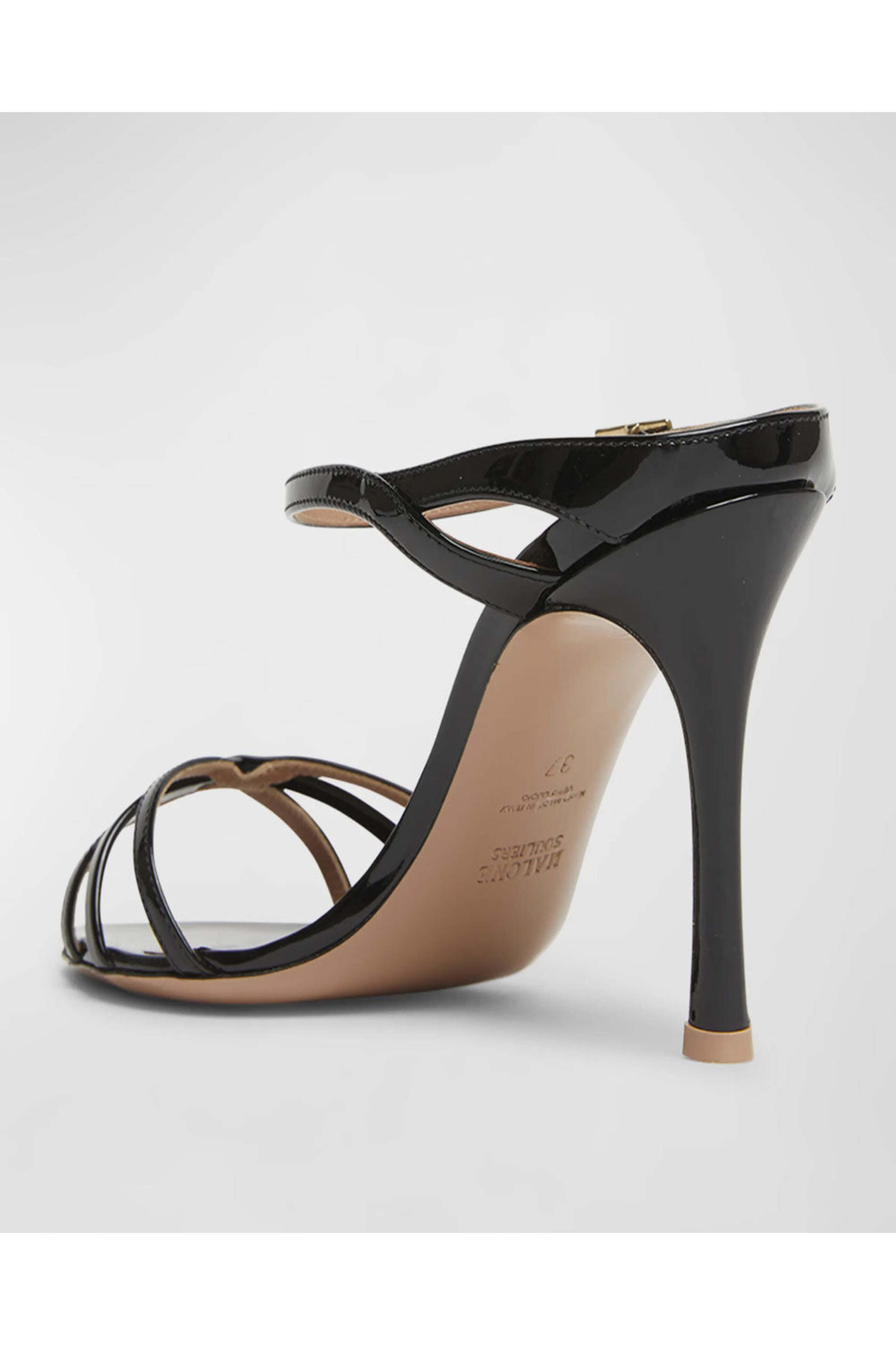 サンダル・ミュール Malone Souliers Malone Souliers Sandals Black Lace Mesh Heeled Sandals | Malone Souliers