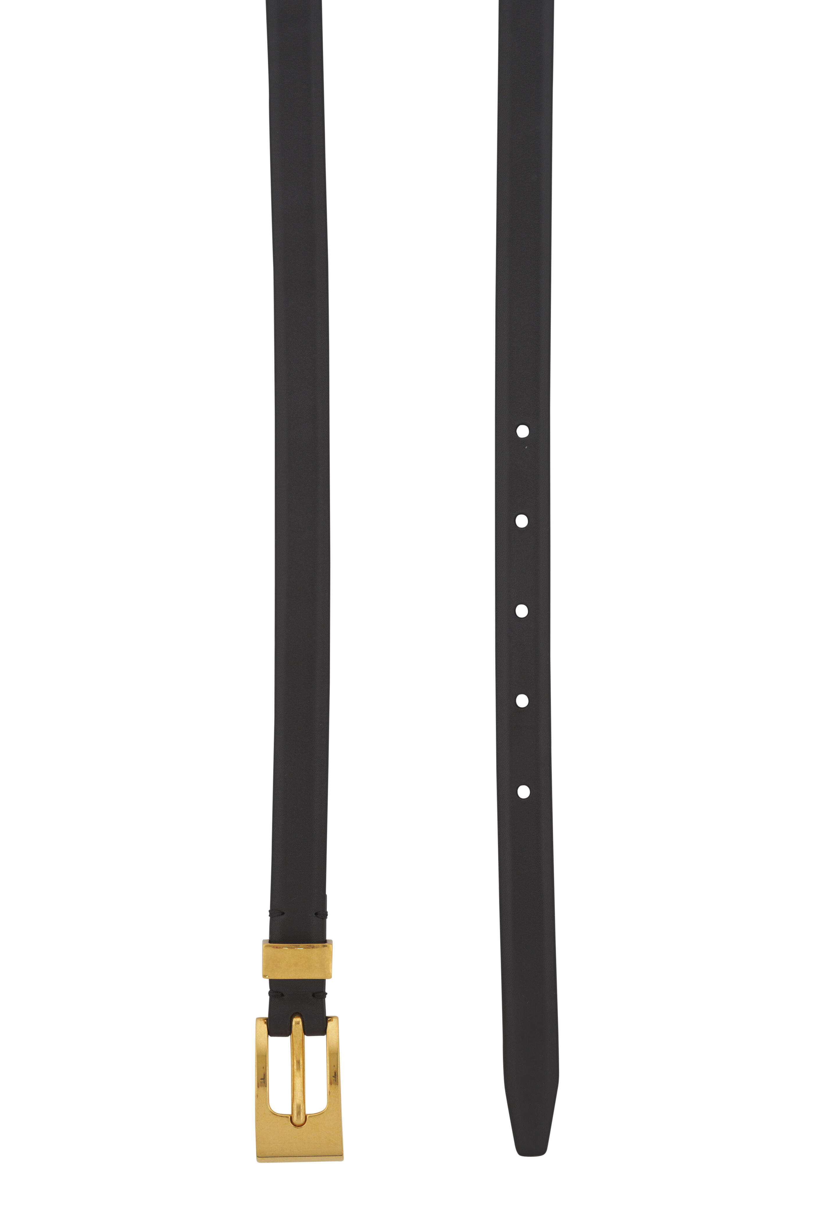 The Row - Downtown Black Leather Belt