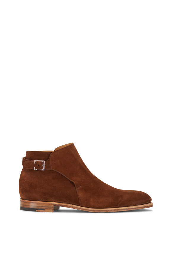 John Lobb - Newlyn Parisian Brown Suede Boot