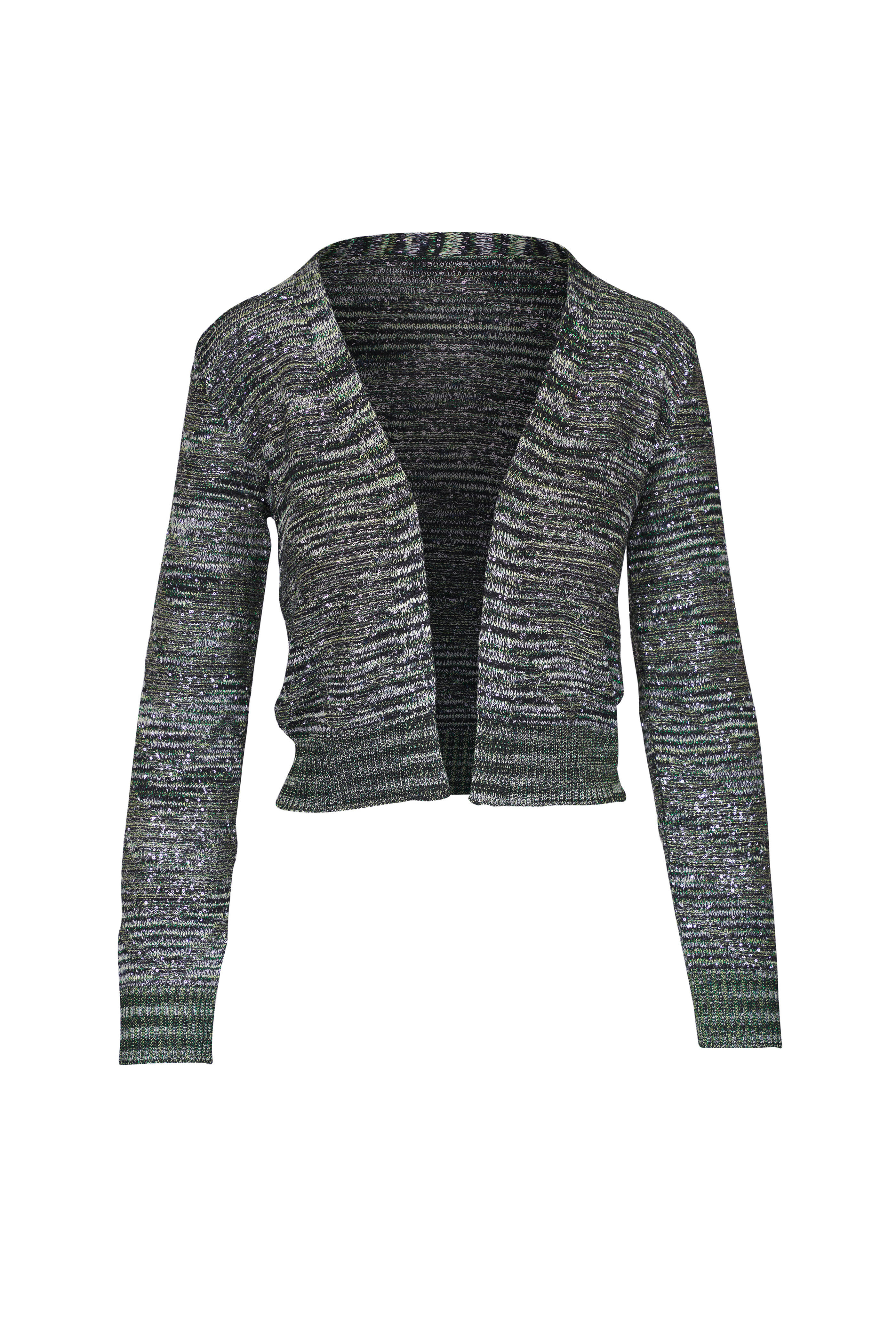 Missoni - Black & Olive Sequin Cardigan | Mitchell Stores