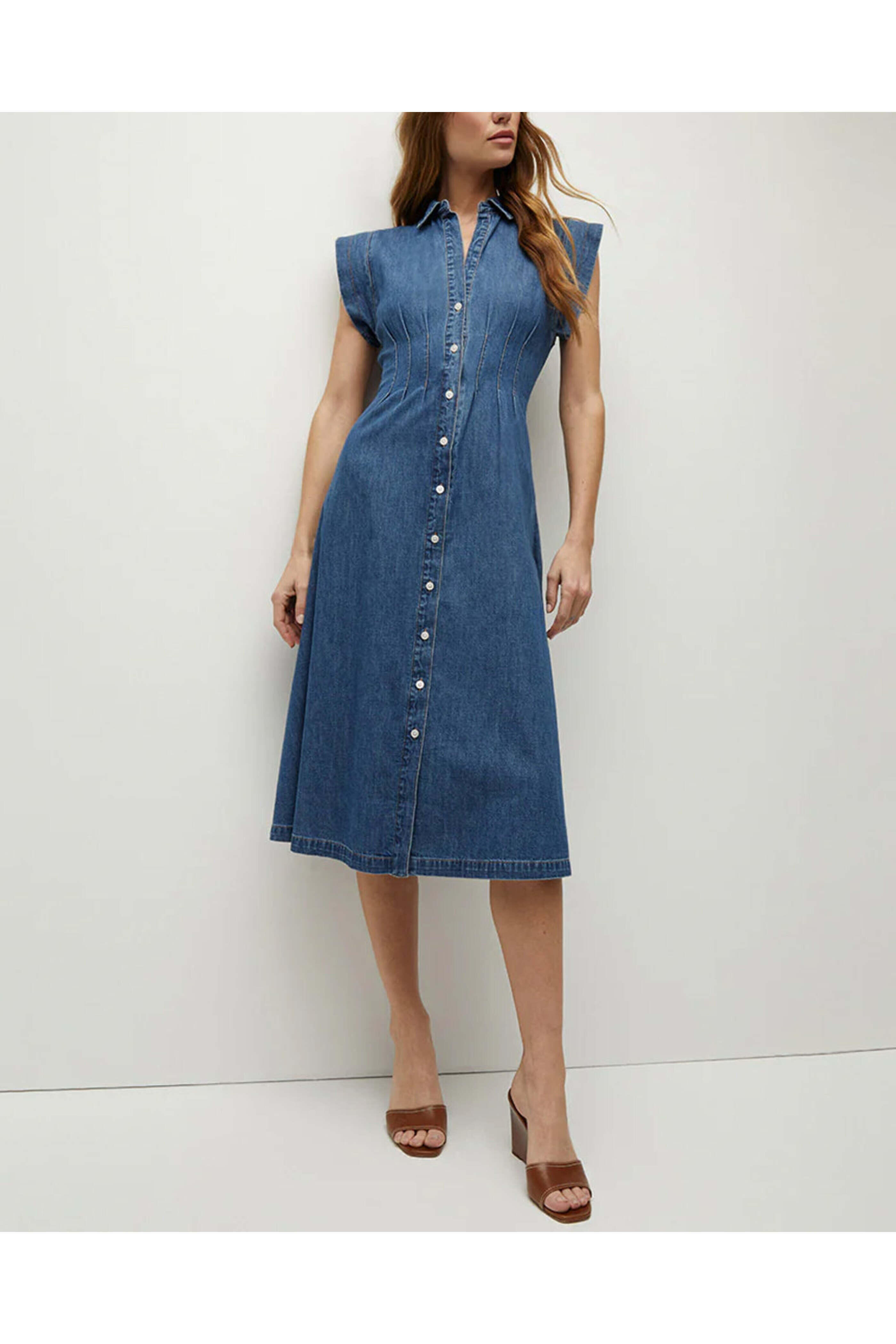 Veronica Beard - Cornflower Ruben Midi Dress