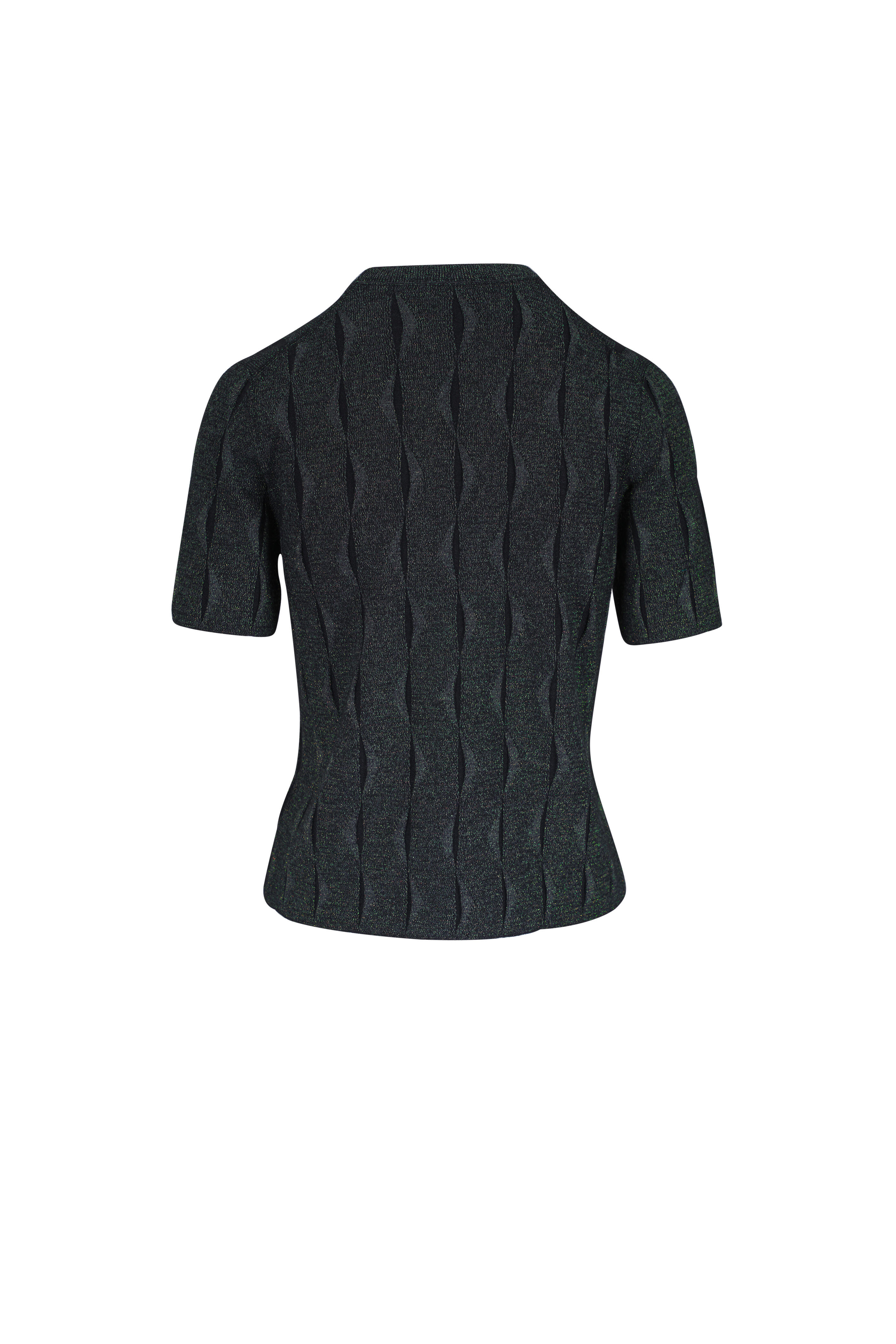 Lafayette 148 New York - Black Multicolor Iridescent Sweater