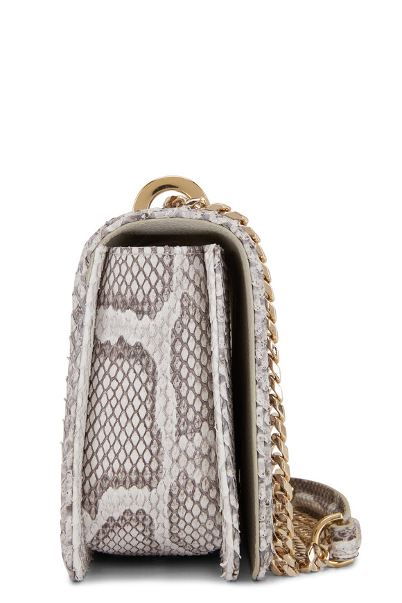 Maria Oliver - Chloe Natural Python Chain Bag