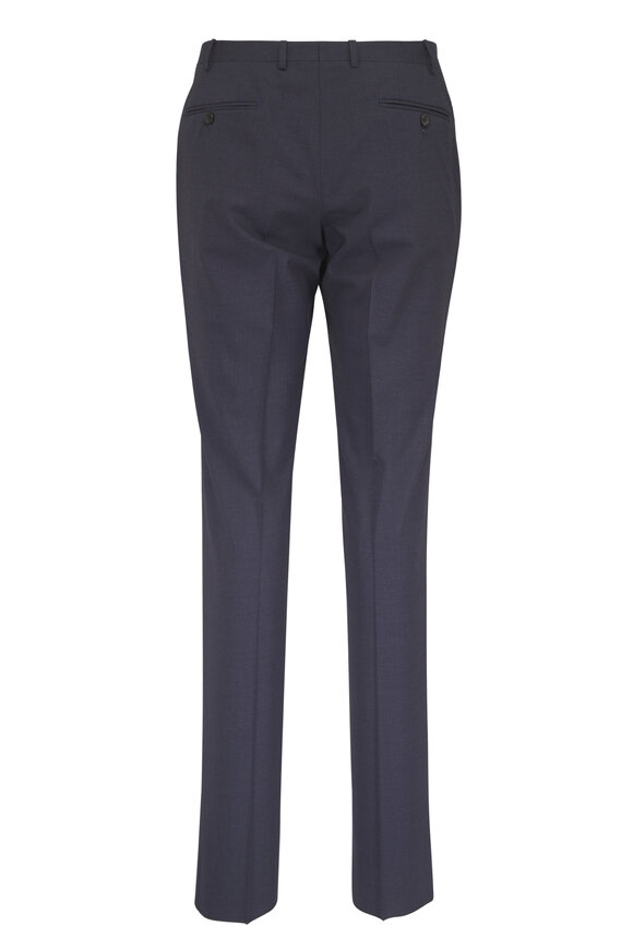Canali Navy Blue Wool Performance Suit - view 5