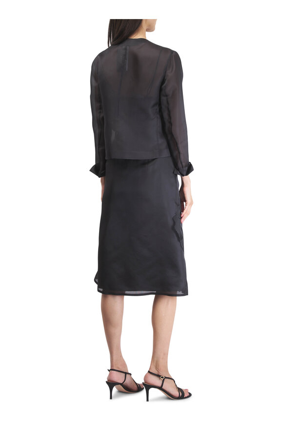 Dorothee Schumacher Sense Of Shine Black Stretch Silk Cami - view 4