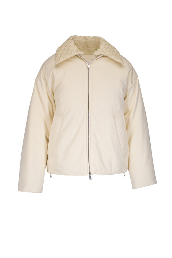 Bottega Veneta Salt Twill Puffer Jacket