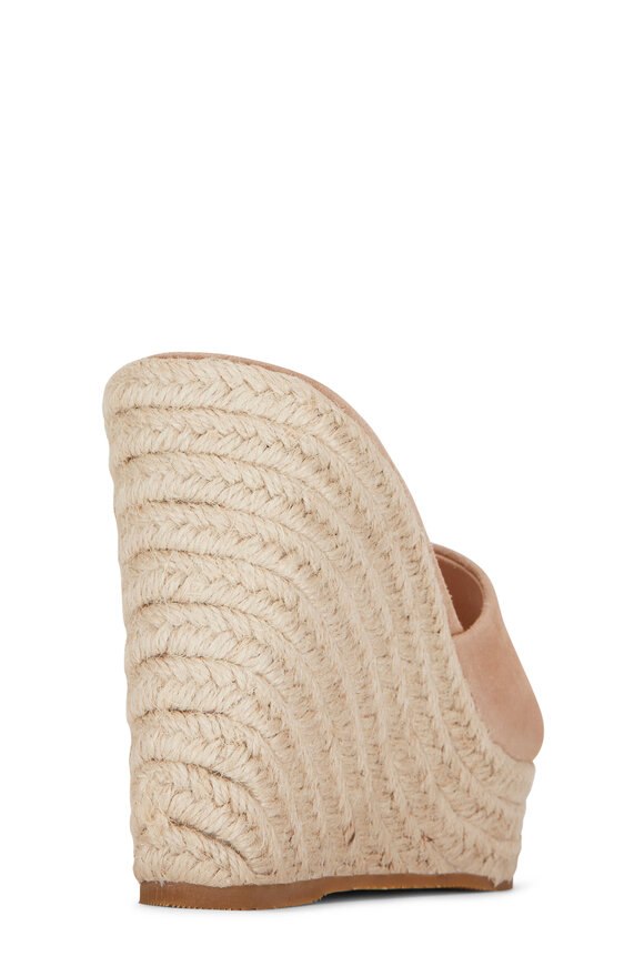 Veronica Beard Dail Sand Suede Espadrille, 90mm - view 4