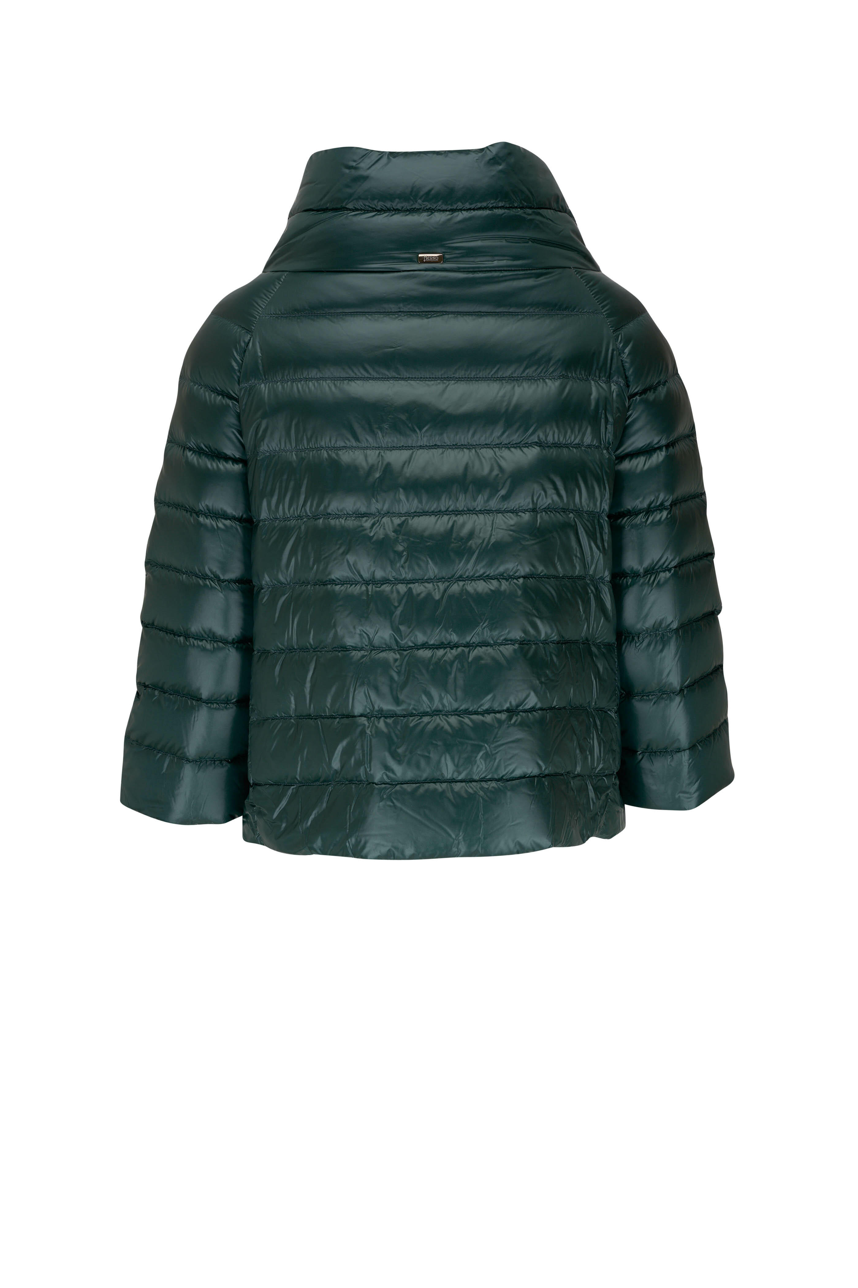 Herno - Iconico Sofia Green Down Coat | Mitchell Stores