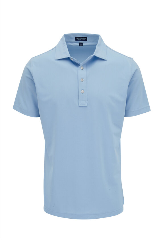 Peter Millar - Soul White Performance Mesh Polo | Mitchell Stores