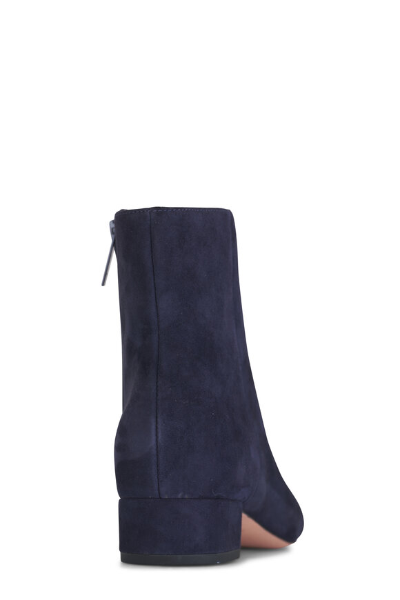 Veronica Beard - Cecile Indigo Cap Toe Boot, 30mm