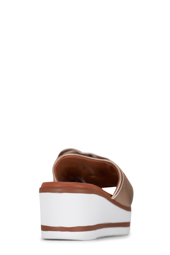 Ron White - Priccila Rose Gold Twist Slide Wedge, 50mm