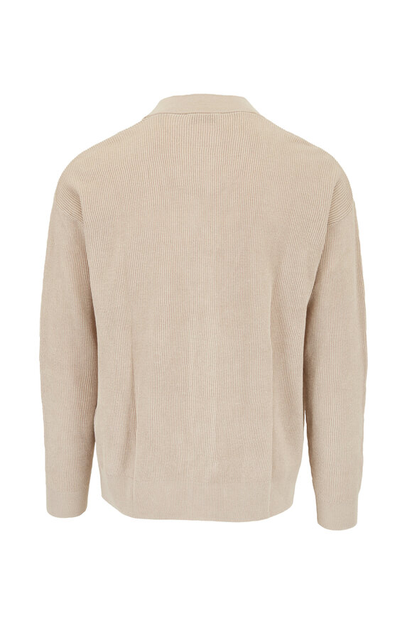 Closed - Beige Ribbed Cardigan 