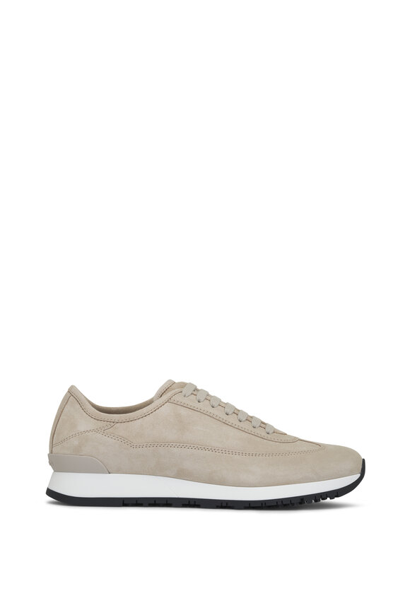 John Lobb - Foundry II Neutral Suede Sneaker