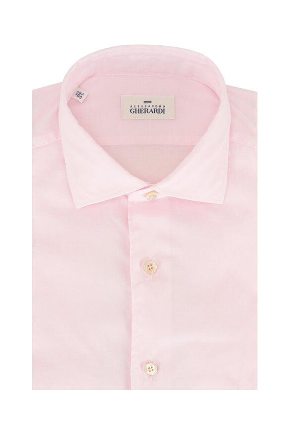 Alessandro Gherardi Pink Super Soft Dress Shirt