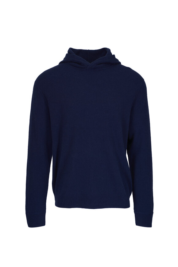 RLX Ralph Lauren Navy Blue Cashmere Hoodie