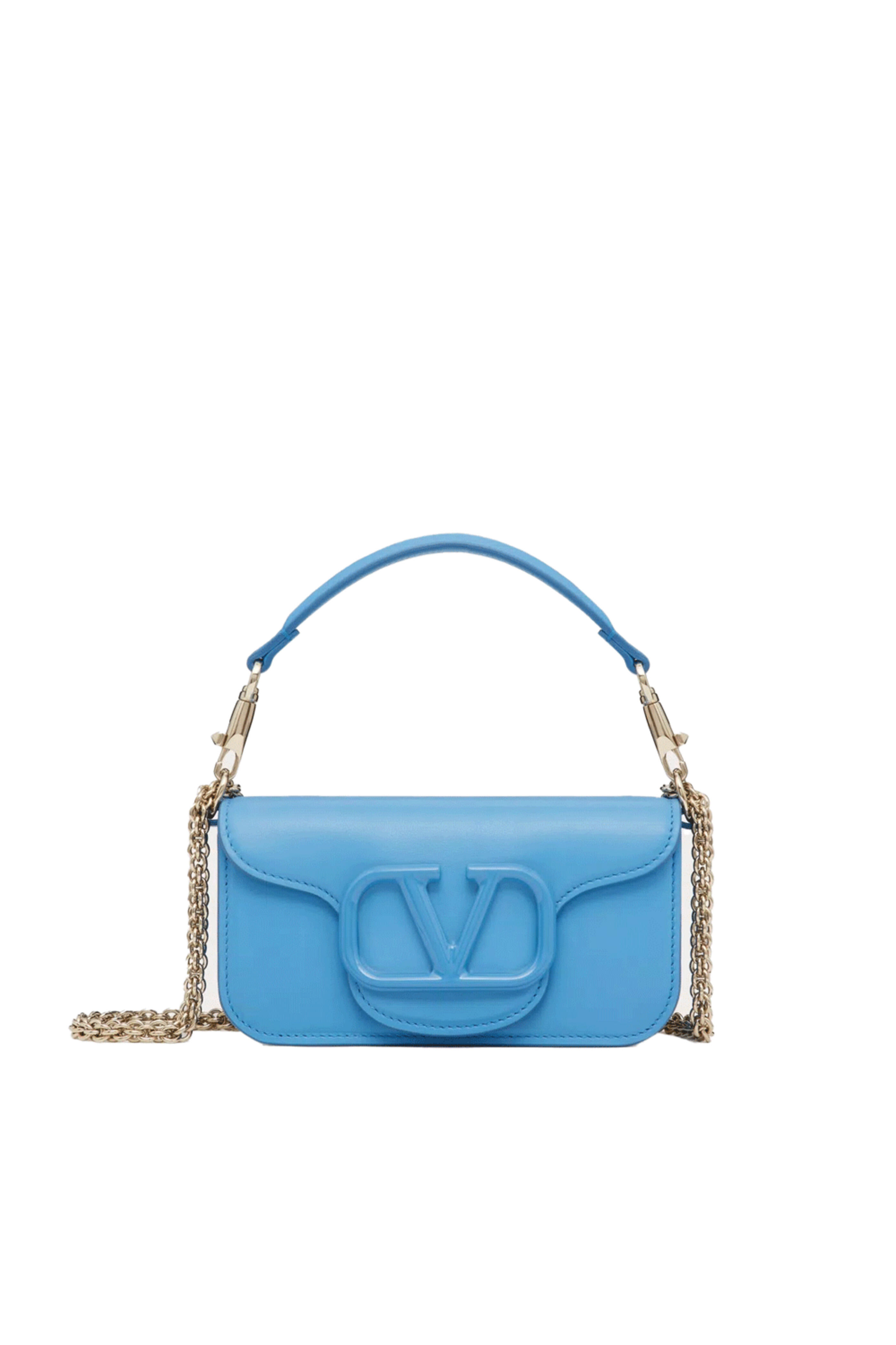 Valentino Garavani - Loco Small Shoulder Bag in Denim