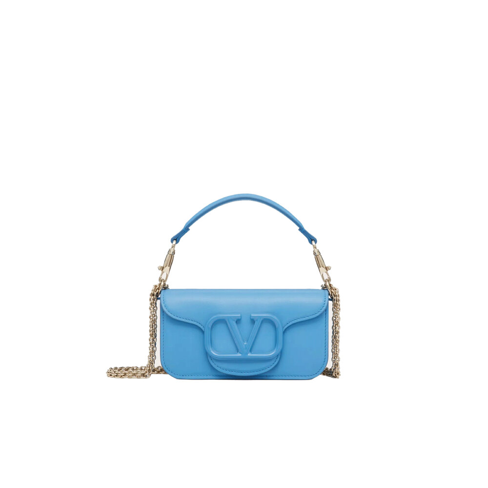 Valentino Garavani - Loco Small Shoulder Bag in Denim