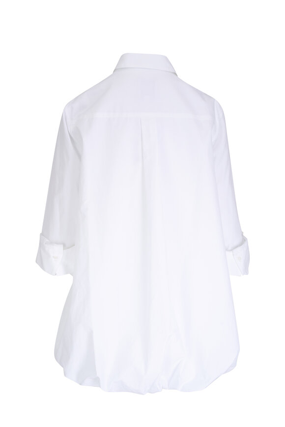 TWP - Lunch at LouLou White Balloon Hem Tunic