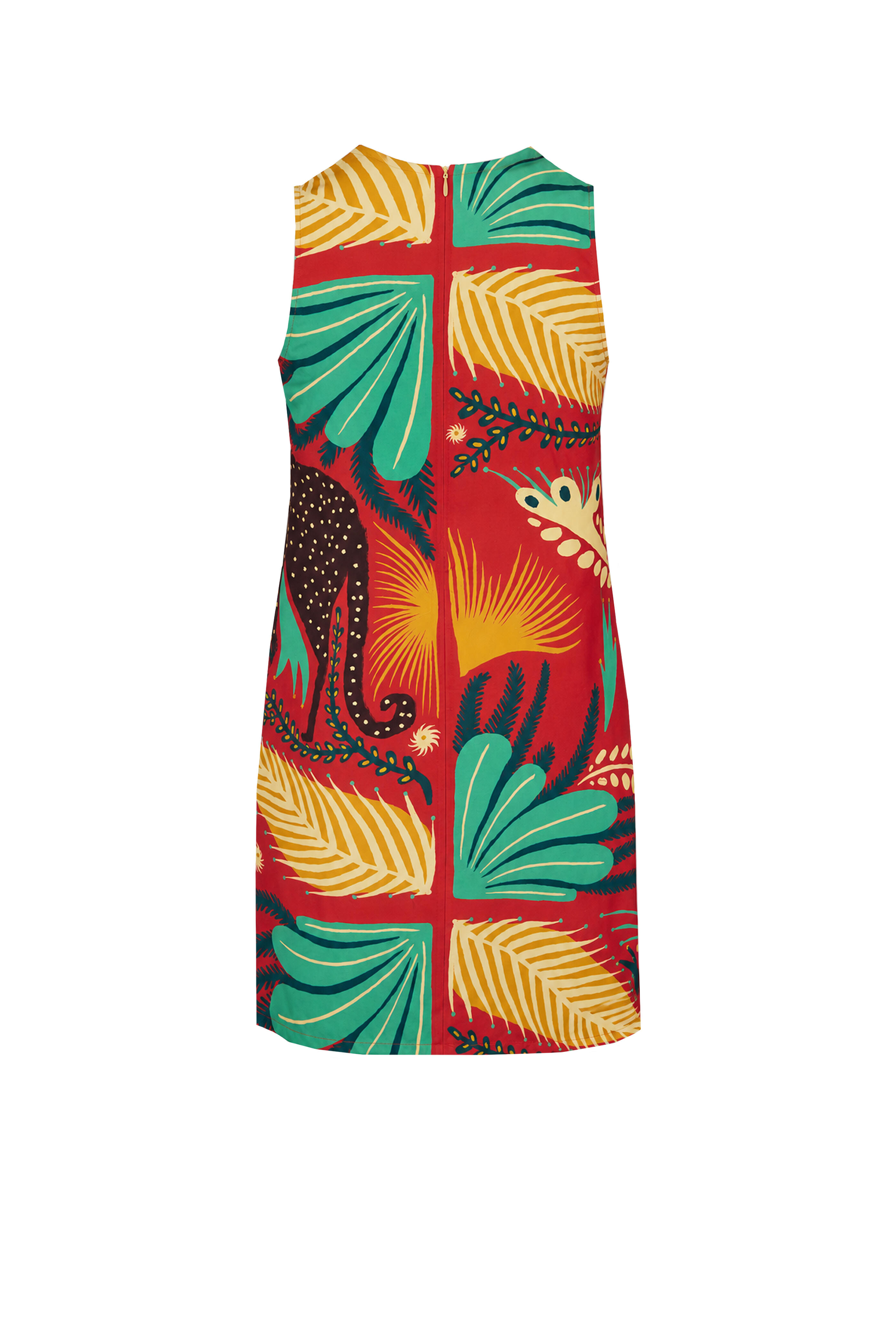 Etro - Animal Print Silk Mini Shift Dress - view 2