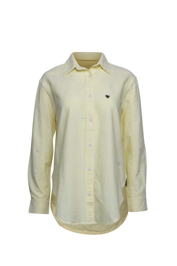 Kerri Rosenthal Jack Yellow Oxford Shirt