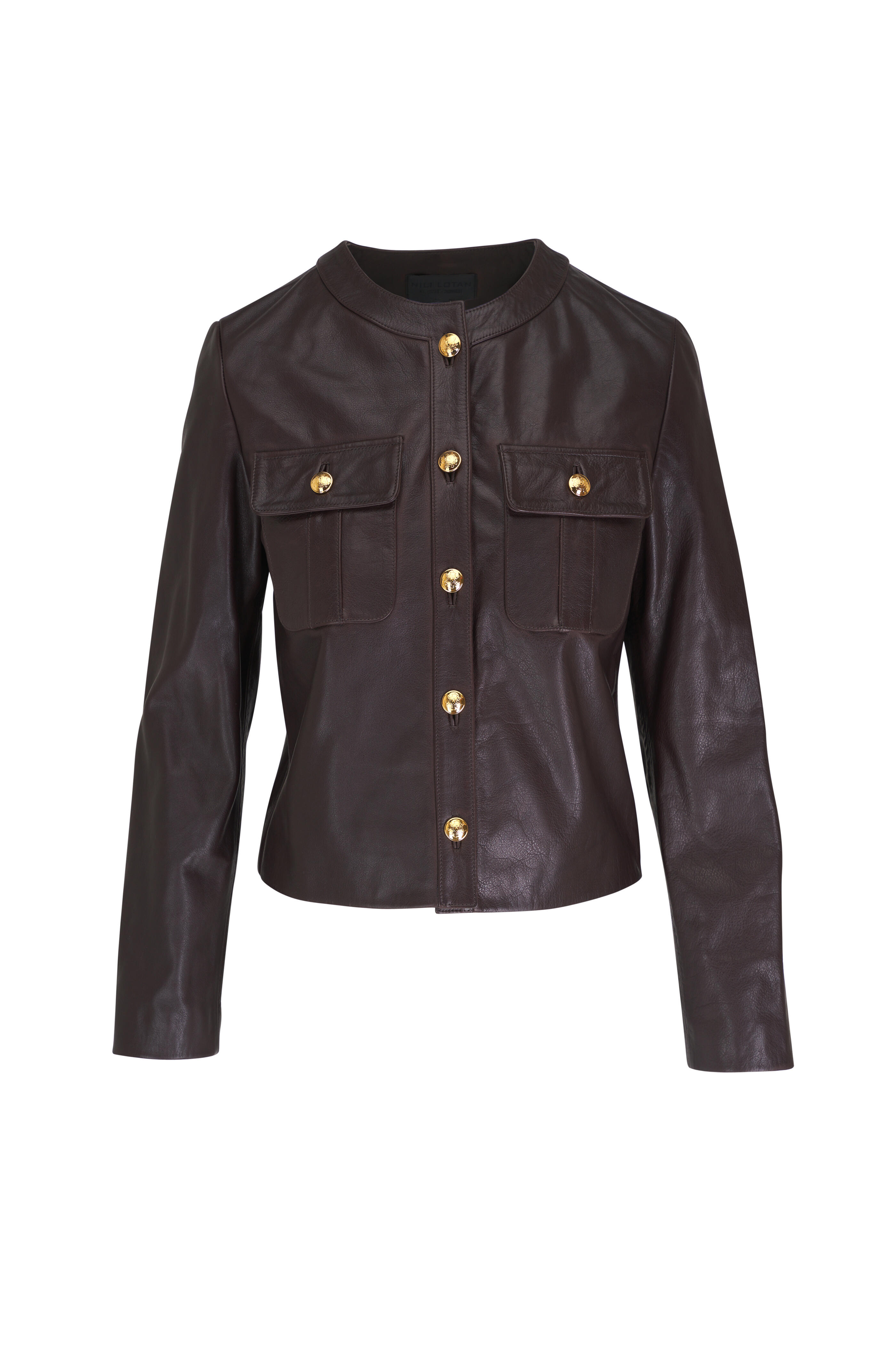 Nili Lotan - Kitra Brown Leather Jacket