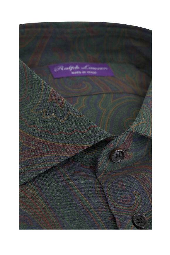 Ralph Lauren Purple Label - Multicolor Paisley Sport Shirt 