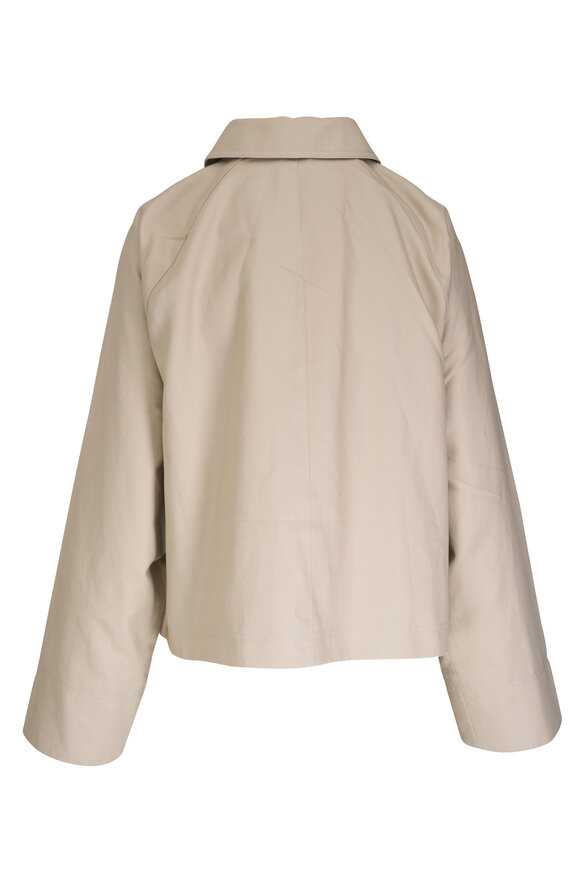 Totême - Sand Cotton Cropped Jacket 