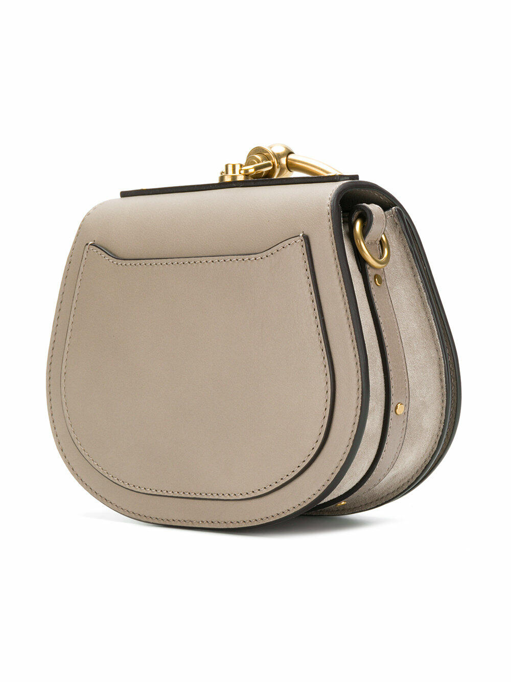 Chloé Motty Gray Nile Bracelet Leather Crossbody Bag, Best Price and  Reviews