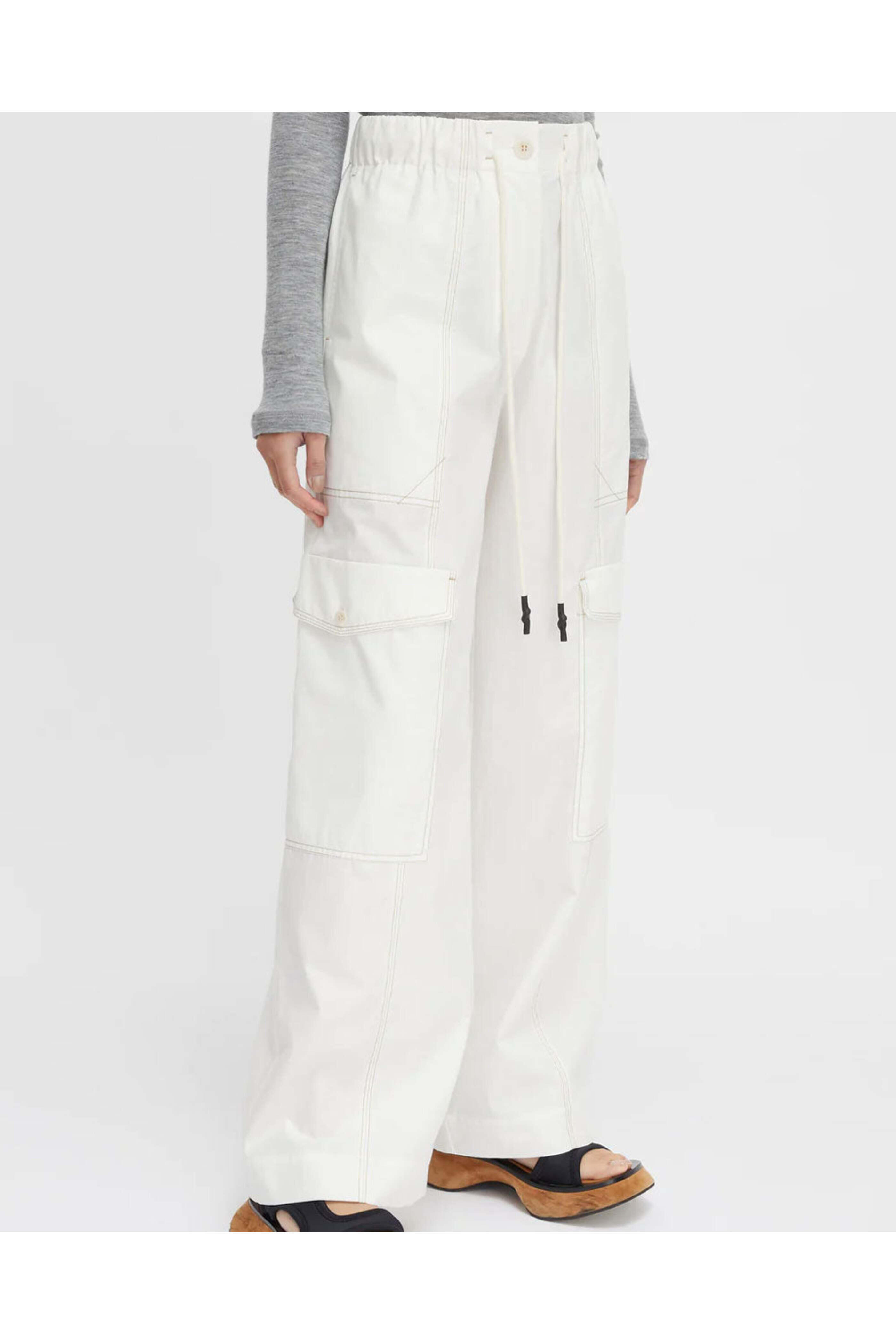 Lee Mathews - Natural Maddy Relaxed Pant | Mitchell Stores