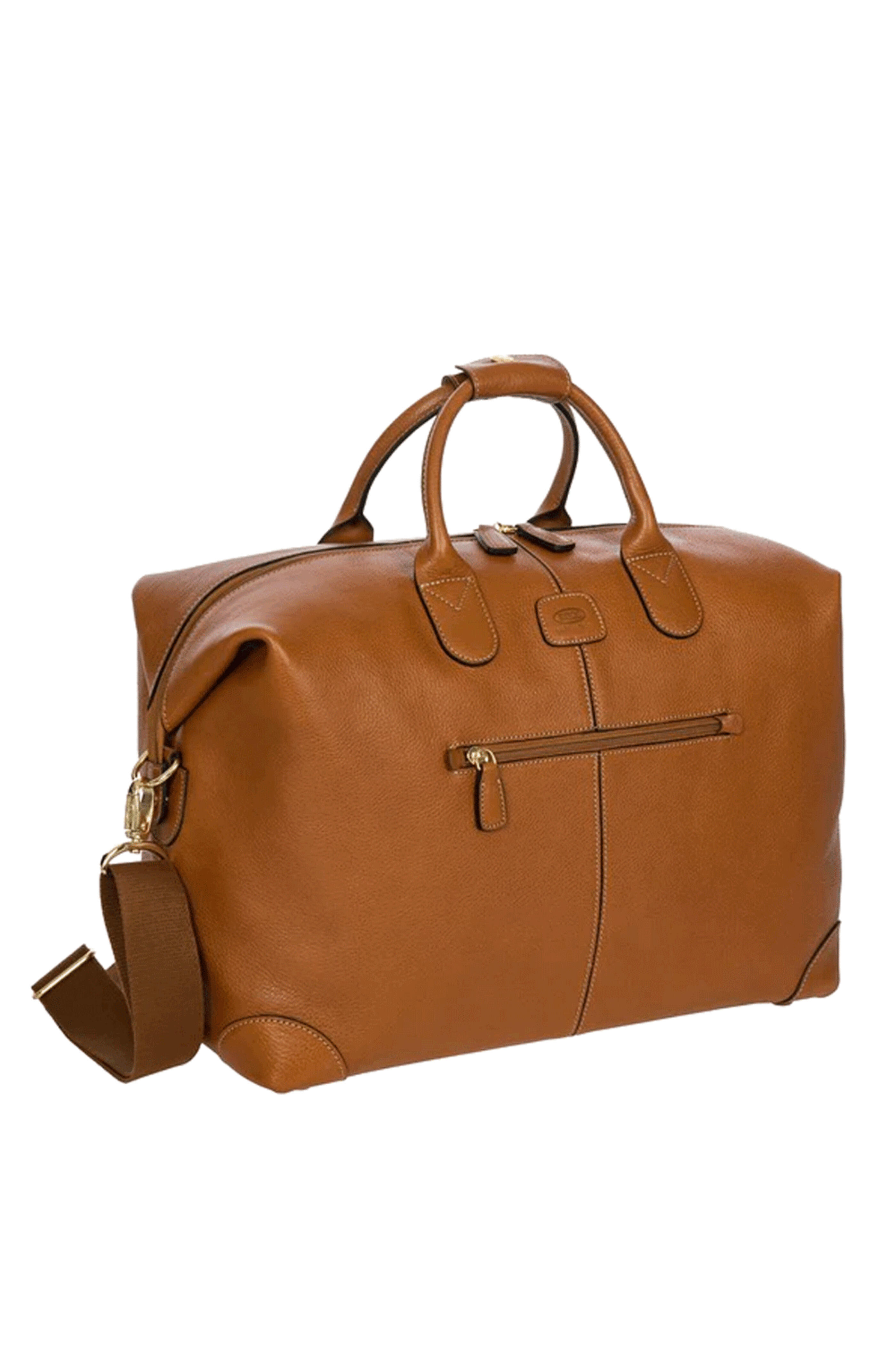 Brics - Life Pelle 18 Brown Cargo Duffle Bag