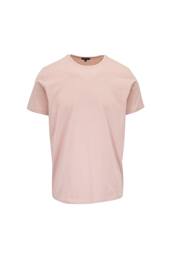Patrick Assaraf Iconic Rose Cotton Stretch T-Shirt