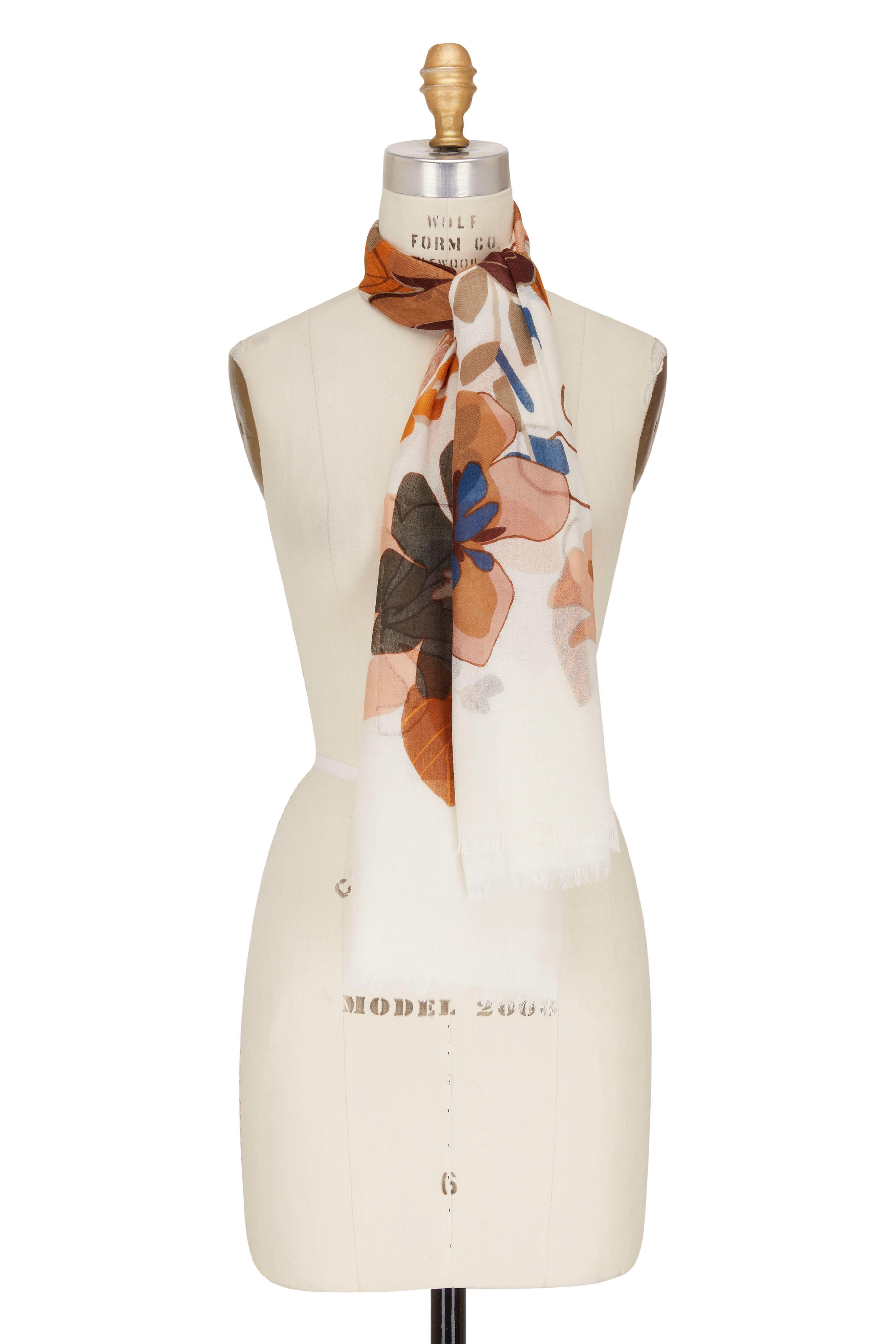 Loro Piana 三角スカーフ Loro Piana 三角スカーフ Loro Piana Multicolor Kew Gardens